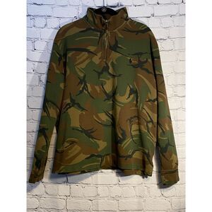 Polo by Ralph Lauren Men's Quarter 1/4 Zip Pullover Size L Camo Estate Rib